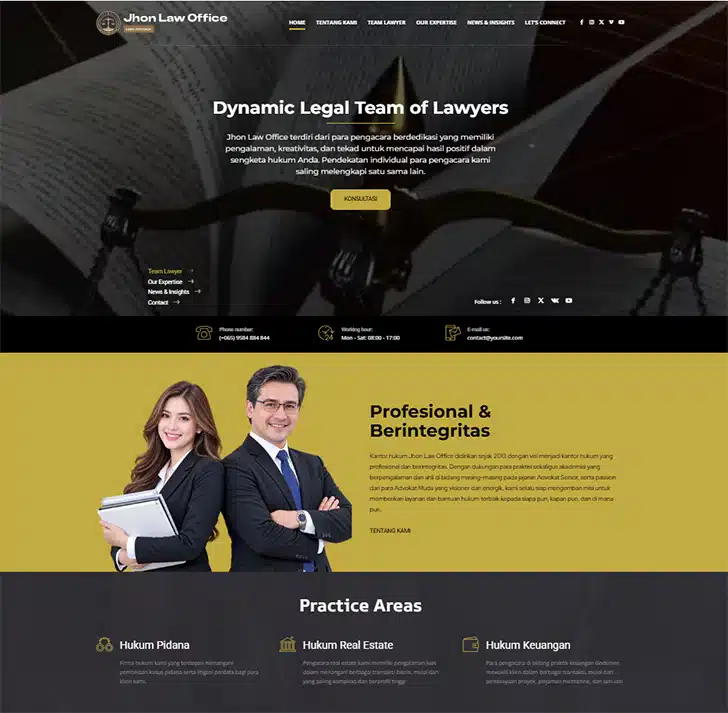 Website Kantor Hukum
